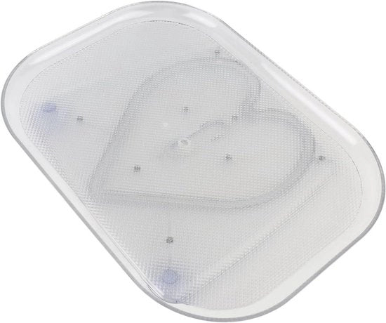 Organizzatore rotante per dispensa - 360 ° rotazione - Organizzatore per spezie con presa anti-slip - Transparenza