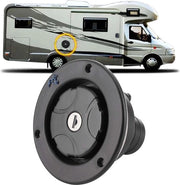 Tappo serbatoio per acqua potabile - riempitore con 2 chiavi - camper e caravan - spessore porta 30-40 mm