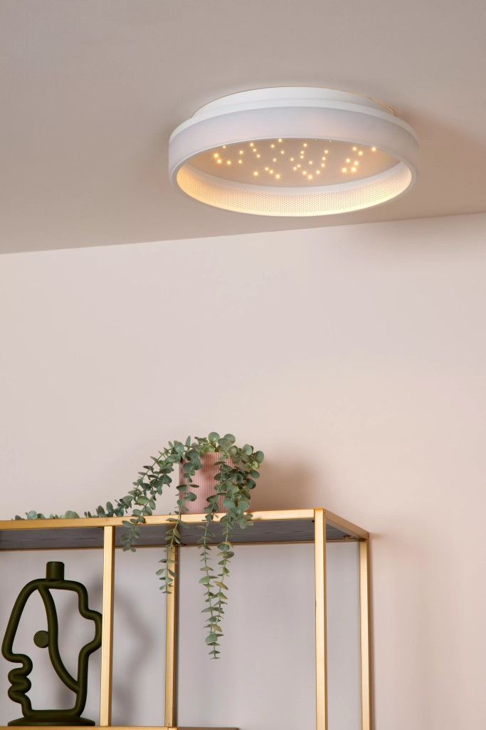 Plafoniera LED effetto stelle 40cm 40W bianca Lucide