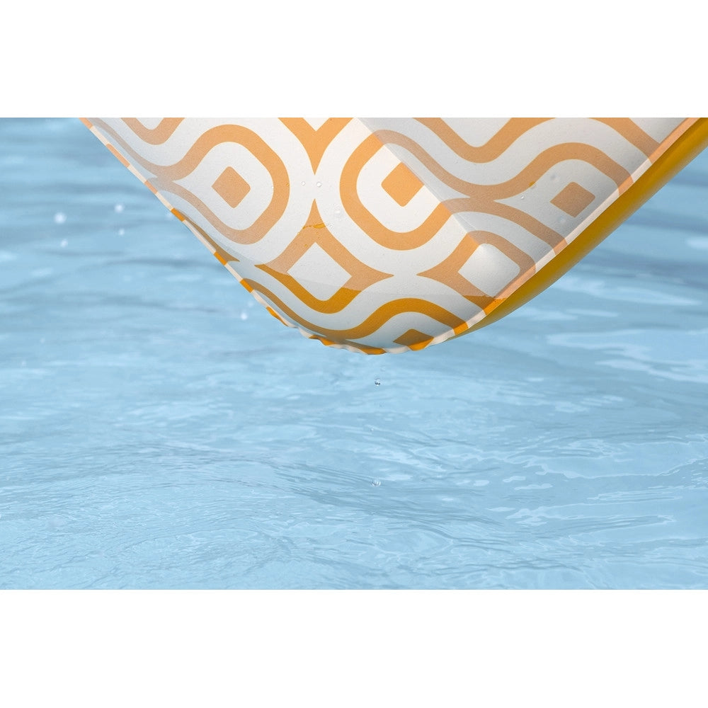 Trade Shop - Materasso Gonfiabile Con Superficie In Velluto Portabicchieri Per Piscina Spiaggia 43836 -