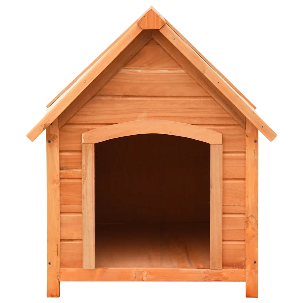 Cuccia per Cani in Legno Massello di Pino e Abete 72x85x82 cm CFW6789488