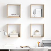 Mensole a Cubo 4 pz Rovere Sonoma 30x15x30 cmcod mxl 70750