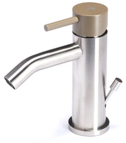 Rubinetto Miscelatore Monocomando Bidet in Acciaio Inox Maniglia Deserto