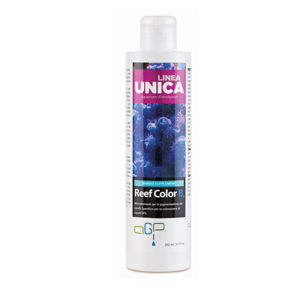 AGP Linea Unica Reef Color B 250ml - Integratore di Oligoelementi per Acquari Marini