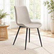 Sedia ergonomica in similpelle grigio caldo con struttura nera