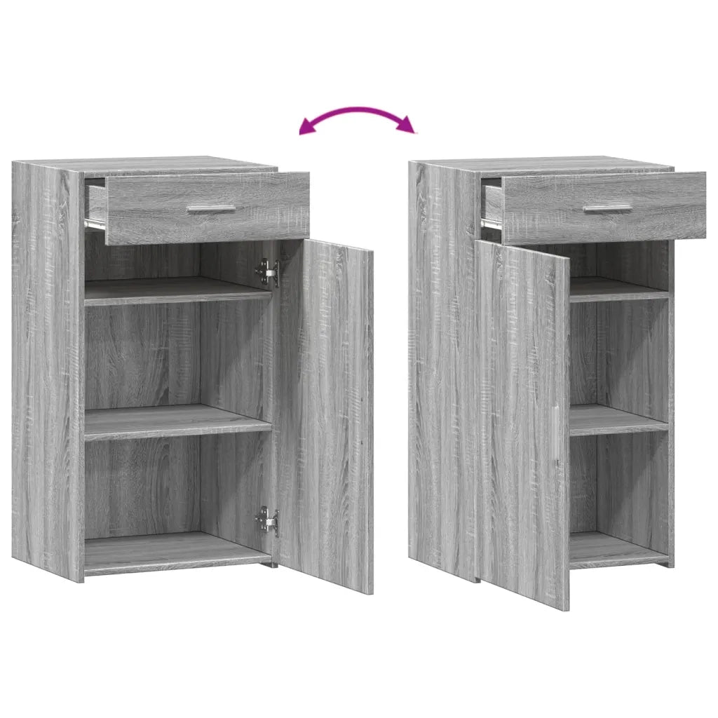 Credenza-Buffet-Armadio da cucina Grigio Sonoma 50x42,5x93 cm in Legno Multistrato 954485