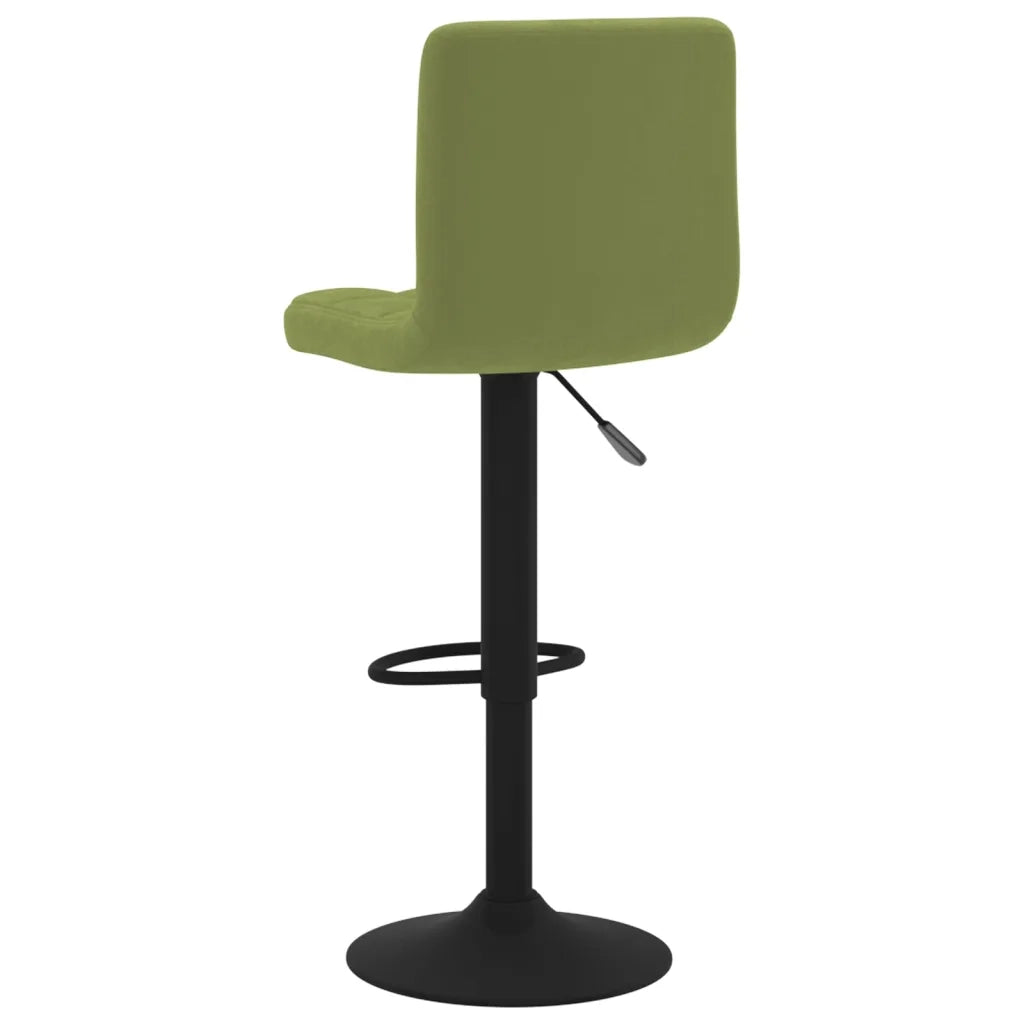 Sgabelli da Bar 2 pz Verde Chiaro in Velluto 334307