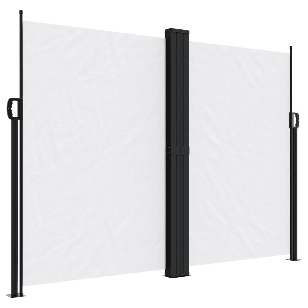 Tenda da Sole | Tenda parasole Laterale Retrattile Bianca 180x1200 cm