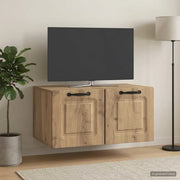 Mobile Porta TV da Muro Rovere Artigianale 59,5 x 41 x 30 cm 899364