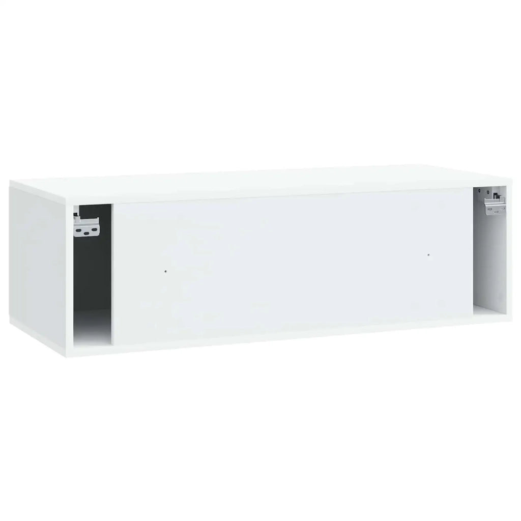 Mobile Porta TV da Muro 98 x 41 x 30 cm Bianco 898355
