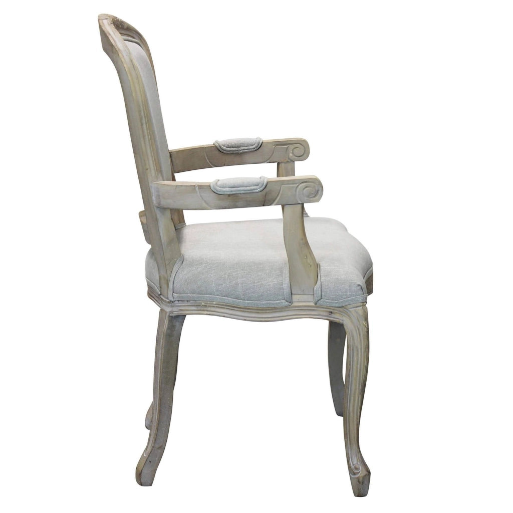 Poltrona vintage seduta imbottita in Legno cm 57x57x95 - ROYCE