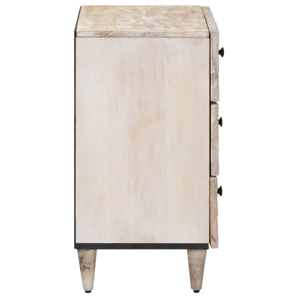 Mobiletto da Letto con cassetto Bianco 50 x 33 x 60 cm 4018377