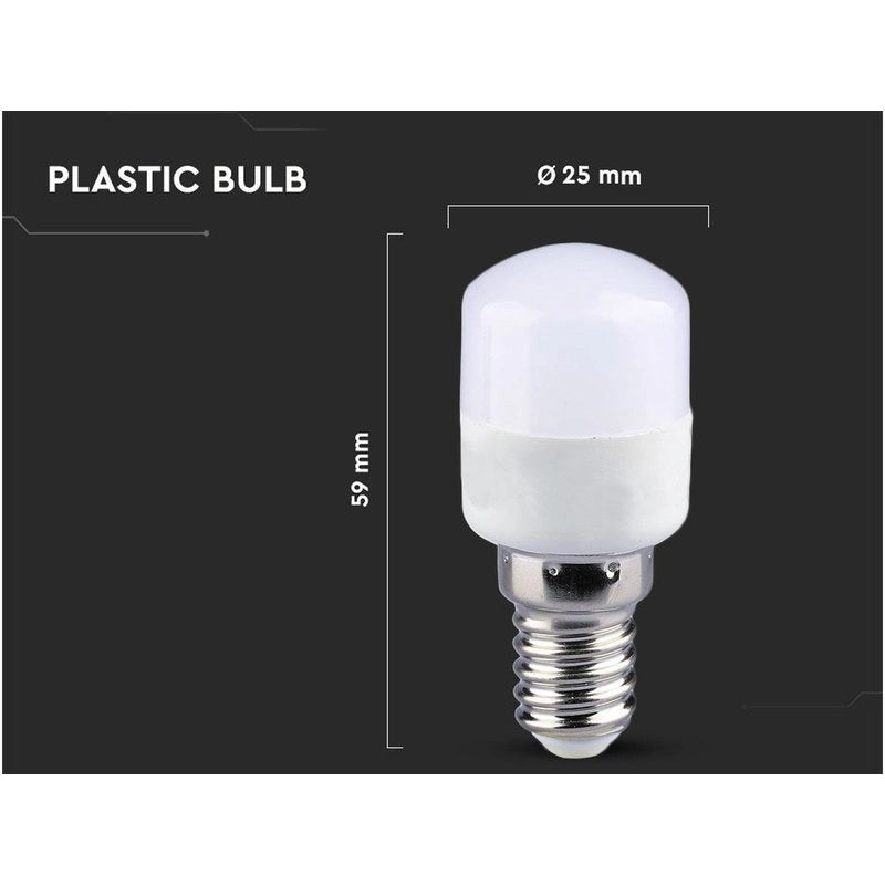 Lampada Led E14 T26 Tubolare 2W 220V Chip Samsung Garanzia 5 Anni SKU-234, Disponibili 3000K 4000K 6400K (Bianco Freddo 6500K)
