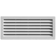 GRIGLIA DA INCASSO CON RETE L. 254 X H. 108 MM- Bianco- FIRST- pezzi 1