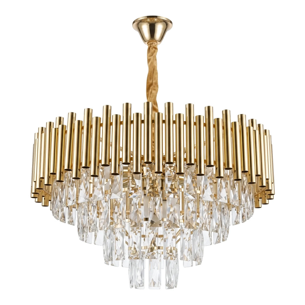 Lampada A Sospensione In Cristallo Swe103-cp Gold