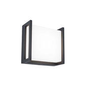Applique esterna QUBO grigia LED 9,5W 4000K Lutec