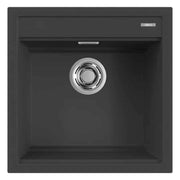 Lavello Elleci Incasso 1 vasca 51x51 Best 104 Granitek Antracite LGB10459