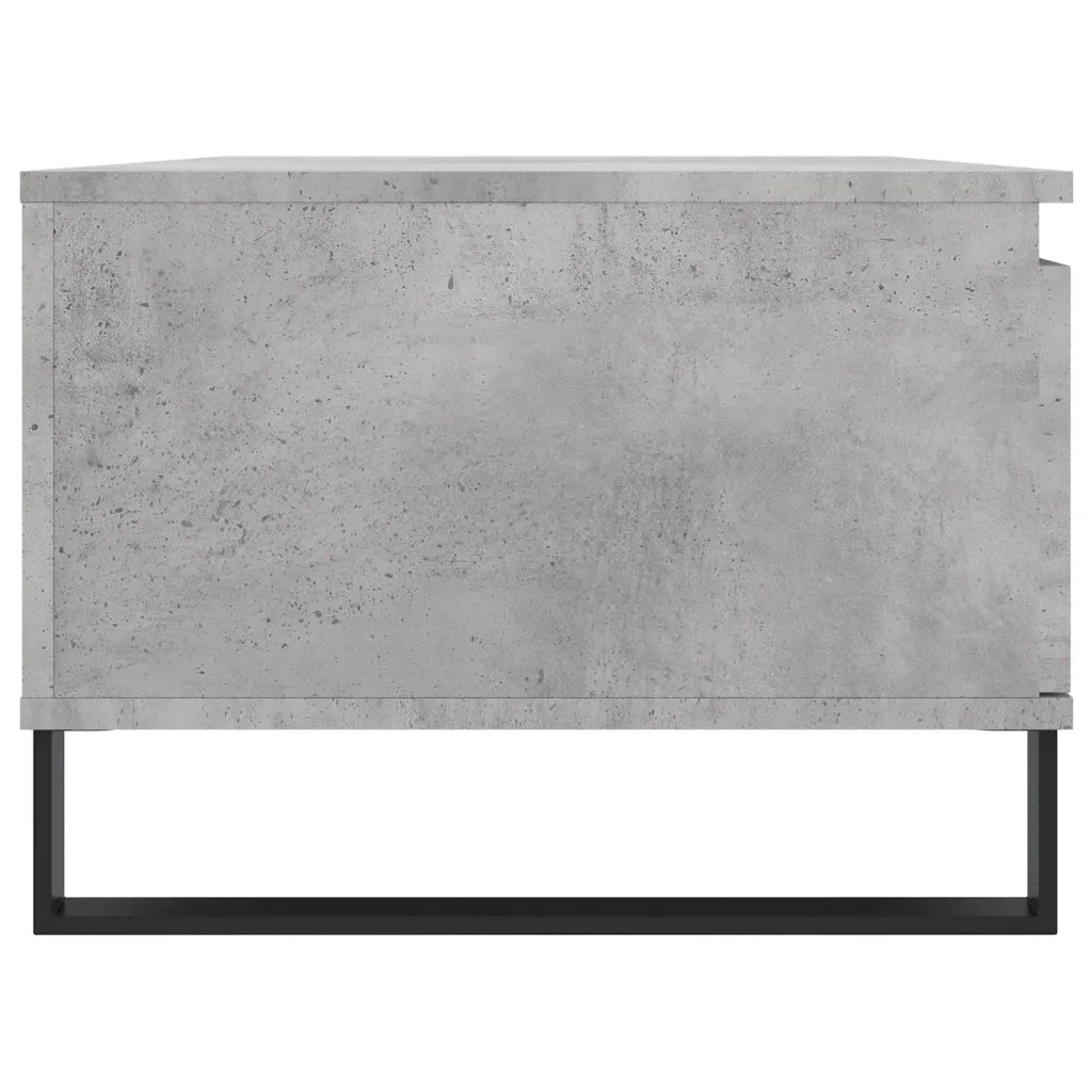 Tavolino salotto | Tavolino da caff¨¨ | Tavolino da Soggiorno Grigio Cemento 90x50x36,5 cm Legno Multistrato