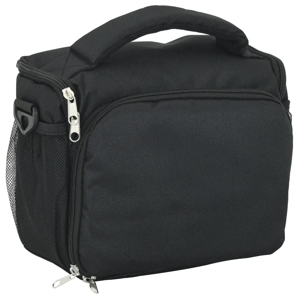 Borsa Fotocamera con Coperta Impermeabile Nera Tessuto Oxford CFW5131317