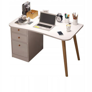 Scrivania per computer da casa ufficio cassetti tavolino 100 cm loft