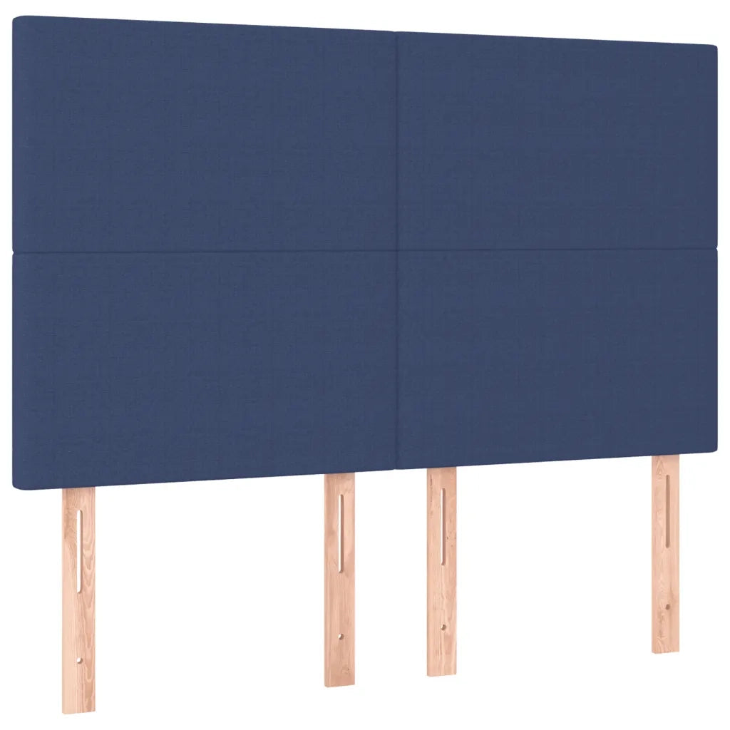 Giroletto a Molle con Materasso Blu 140x190 cm in Tessuto 3128363