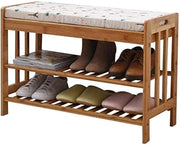 scarpiera Scarpiera per la casa Scarpiera Shoe Rack Scarpiera in bambù a 2 Piani Scarpiera per Ingresso Camera da Letto per Soggiorno Scatola da Scarpe (Colore : M)