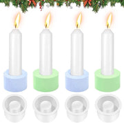 Supporto per candela in silicone - forma rotonda - supporto per candela - forma per gesso - kit di candela - materiale resistente allo shock - forma a candela