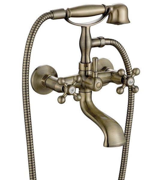 Rubinetto vasca bronzato vintage completo