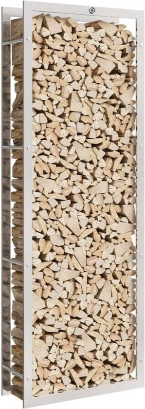 Houtopslag per Camino - 80 x 28 x 222 - Houtopslag - Deposito per Legna - Deposito per Legna - Protezione contro le Scintille - Deposito per Legna