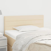 Testiera Crema 100x5x78/88 cm in Tessuto 346135