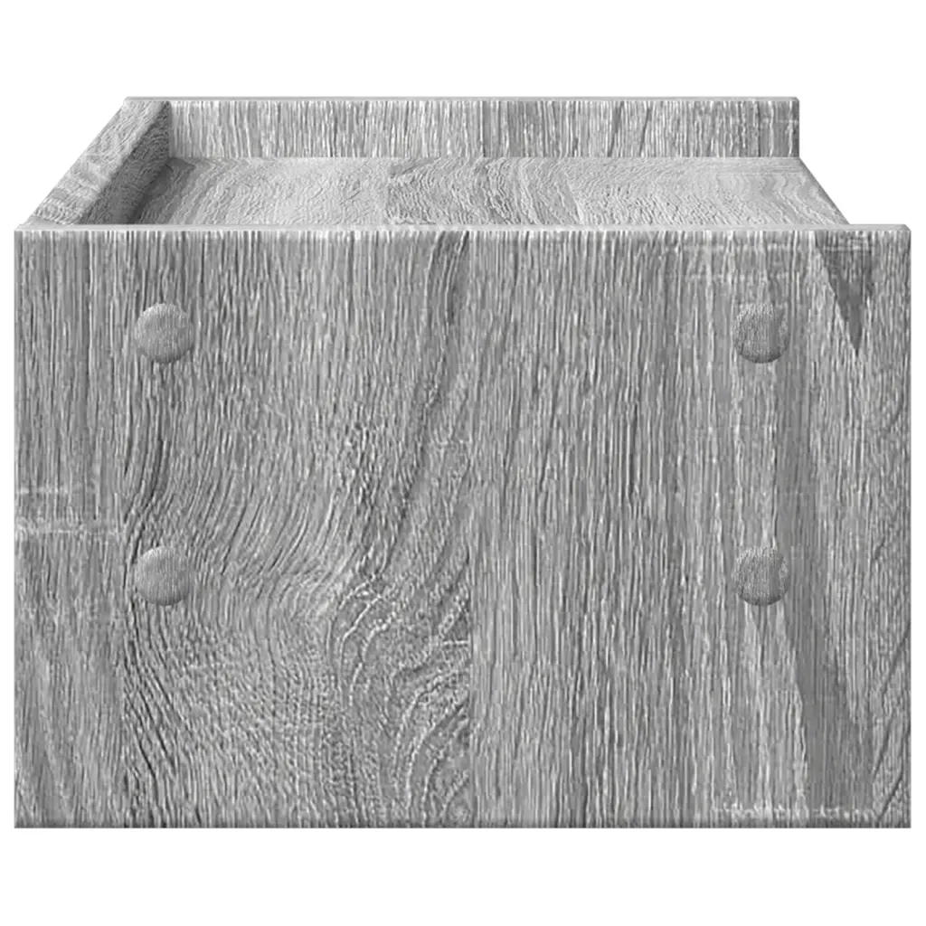 vidaXL Supporto per Monitor Grigio Sonoma 42x24x16 cm in Truciolato
