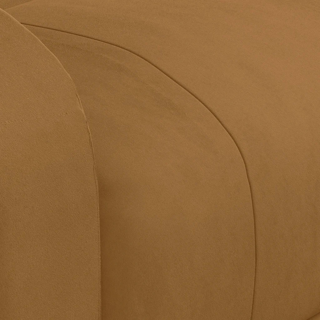 Poltrona Massaggiante Elettrica Marrone in Velluto 3098412