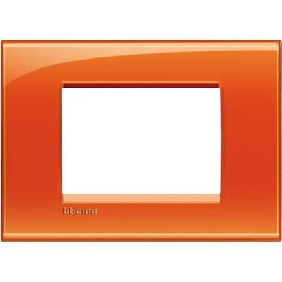 Bticino Living Light placca quadra 3 moduli