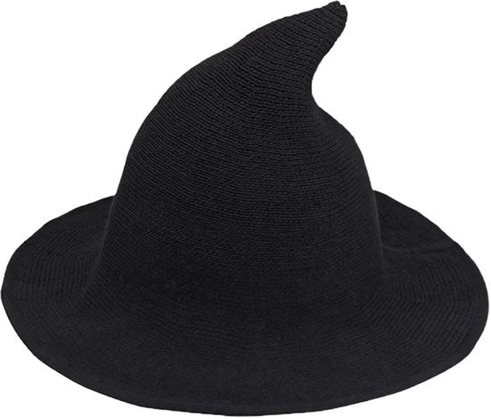 Cappello per mago - progettato - Nero - Bordo largo - Pieghevole