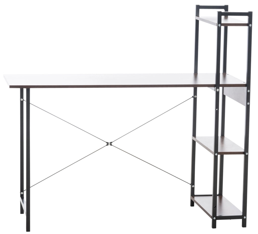 Scrittoio Poe design industriale Noce