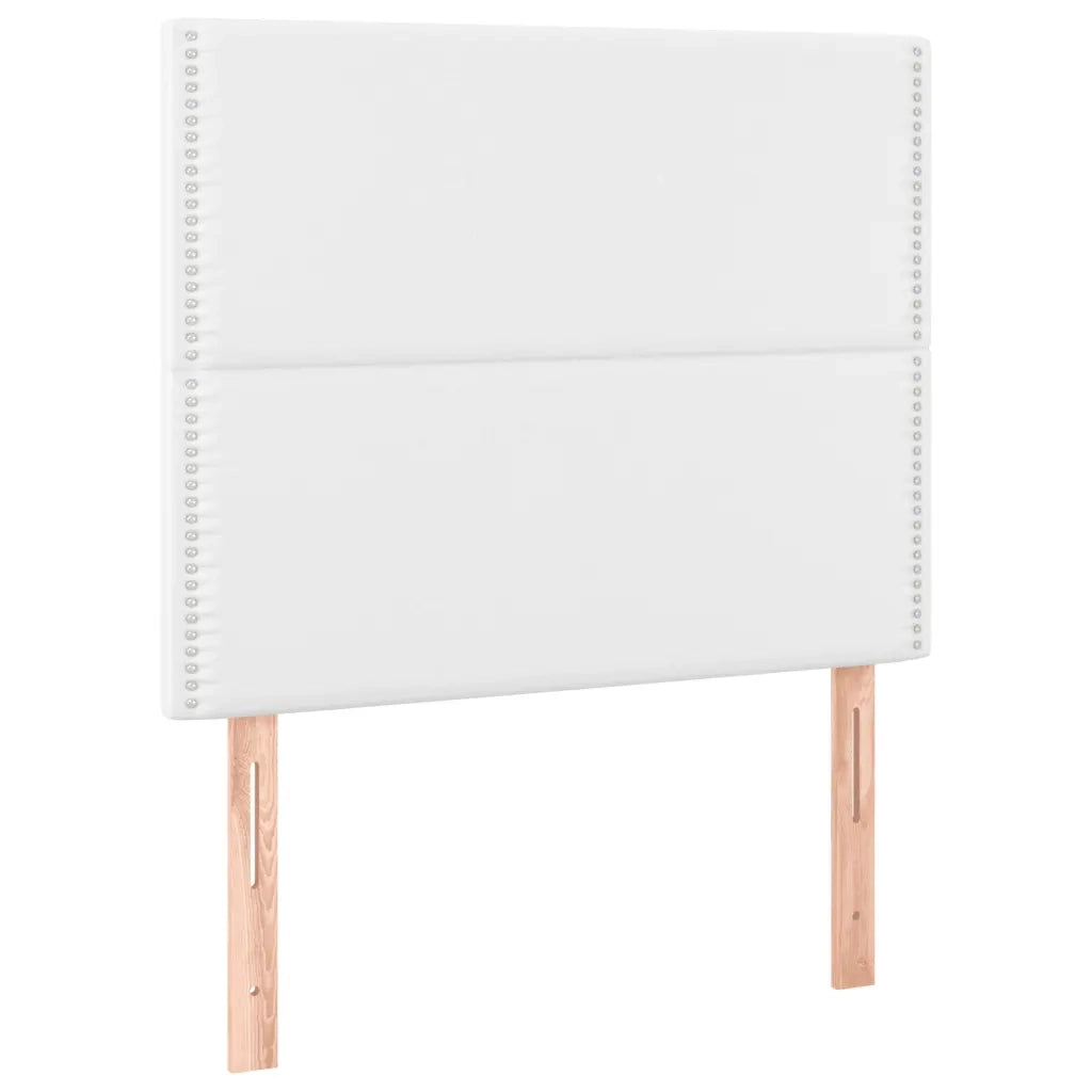 Giroletto a Molle con Materasso Bianco 100x200 cm in Similpelle 3132424
