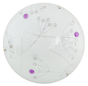 Plafoniera LED Candellux Floral bianca 30cm 10W 3000K
