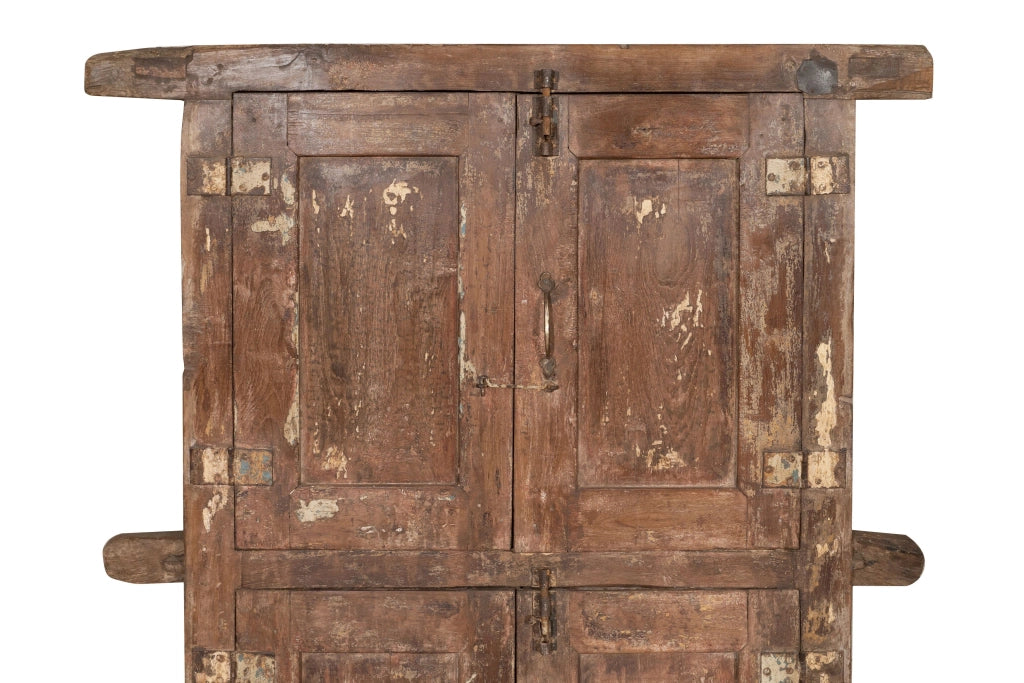 Biscottini Finestra finestrina grata porta in legno massello e in ferro antica e vecchia con telaio da interno o da esterno