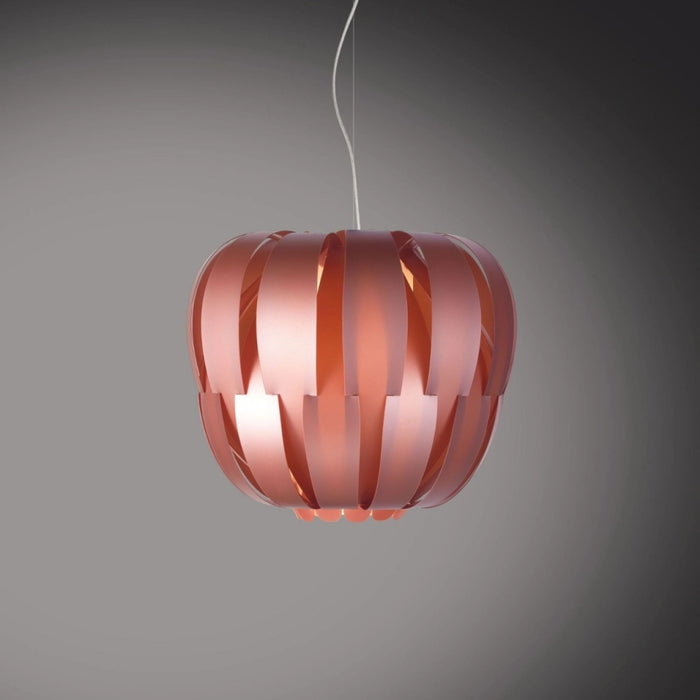 Sospensione Pink Metal in Metallo Cromato Cm. 42 x 32h