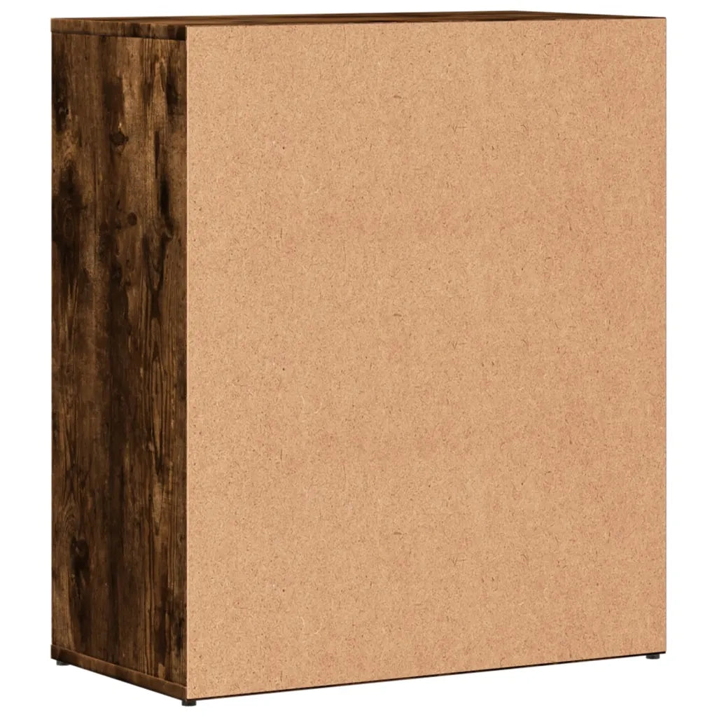 Credenza Rovere Fumo 60x31x70 cm in Legno Multistrato 840468