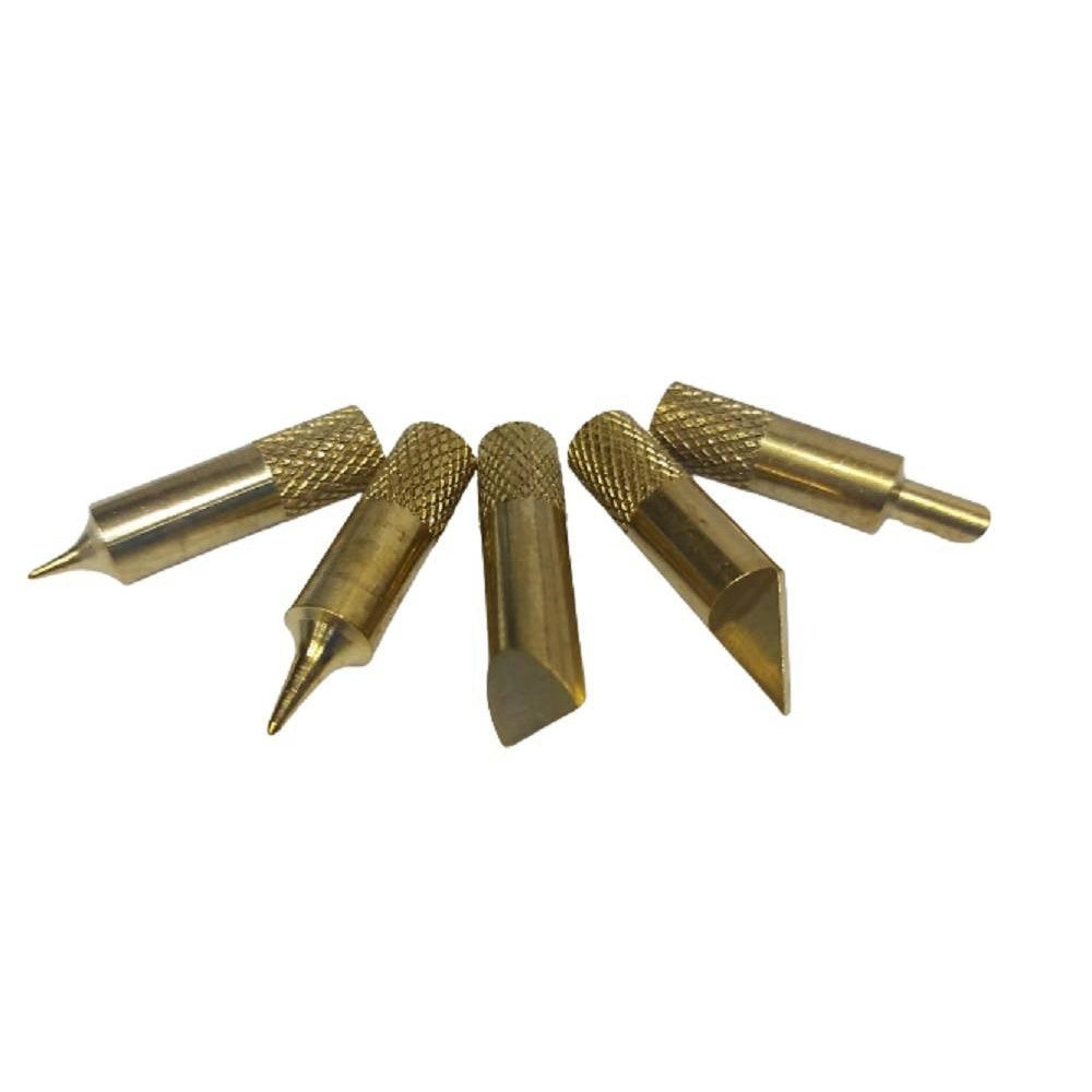 Trade Shop - Incisore Elettrico 30 W Incisione Scritte Legno Sughero Saldatore 5 Punte Stilo -