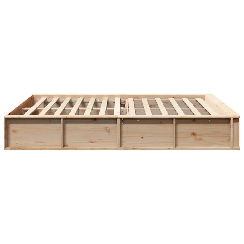 vidaXL Struttura del letto Pino massello 210 x 168 x 30 cm