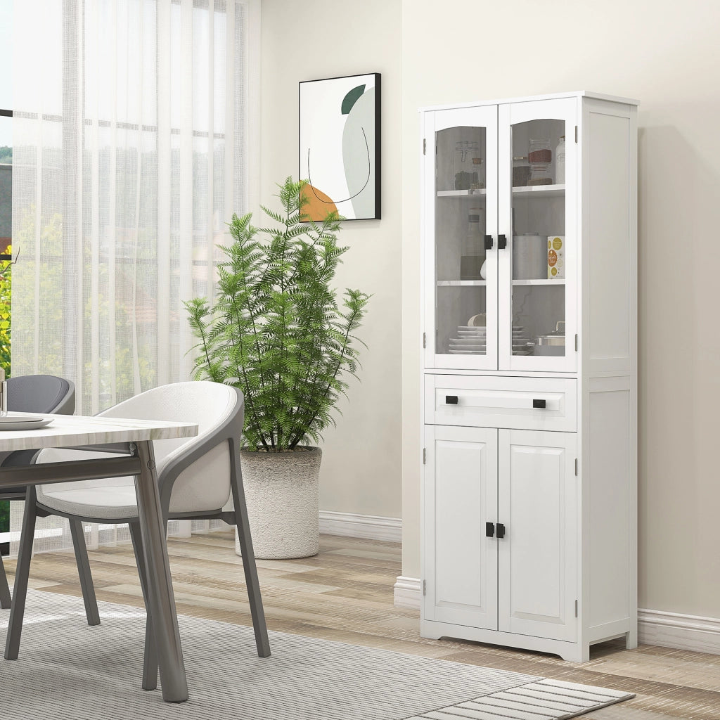 Credenza da Cucina ¨C zephmum ¨C Bianco 60x30x160cm