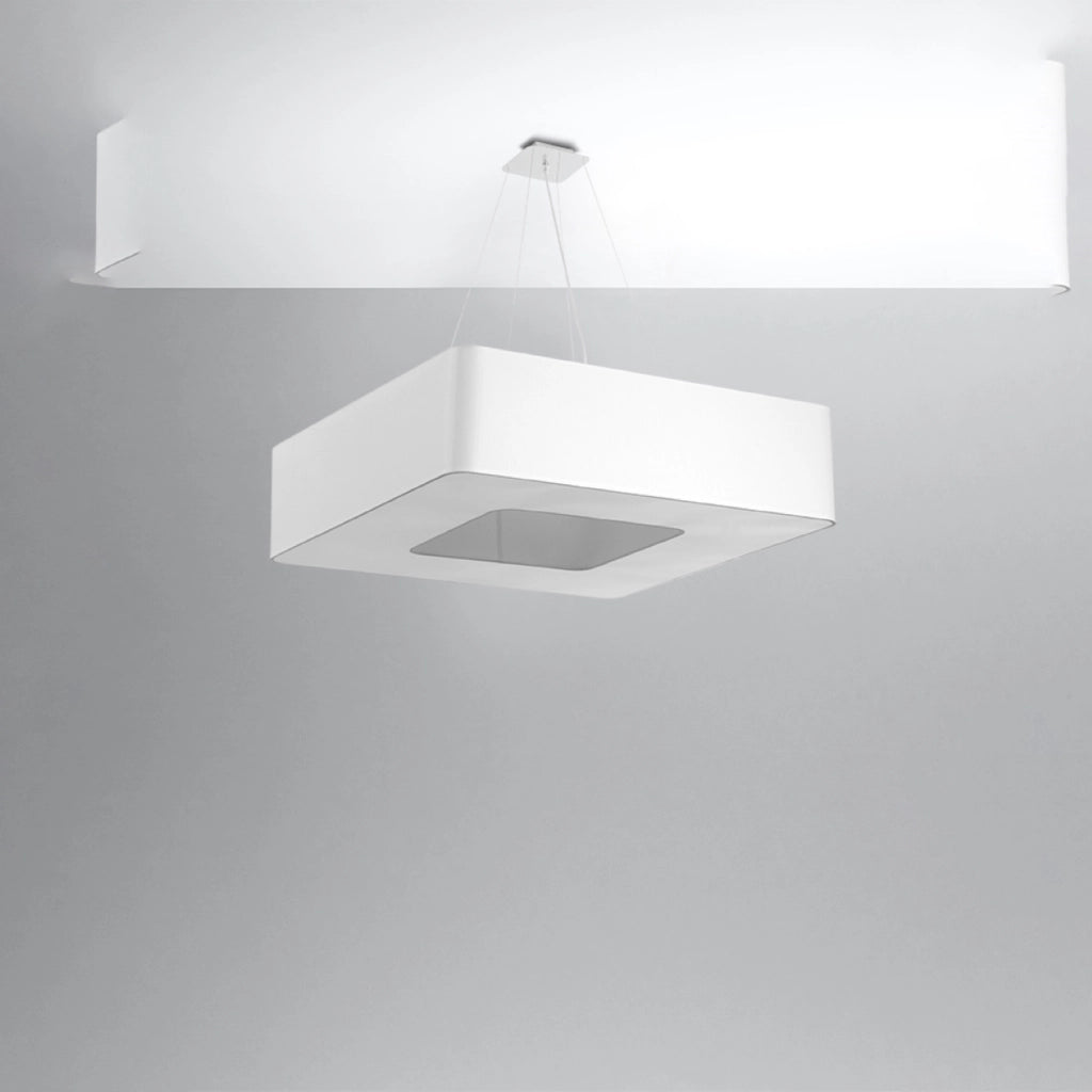 Lampadario URANO 80 bianco