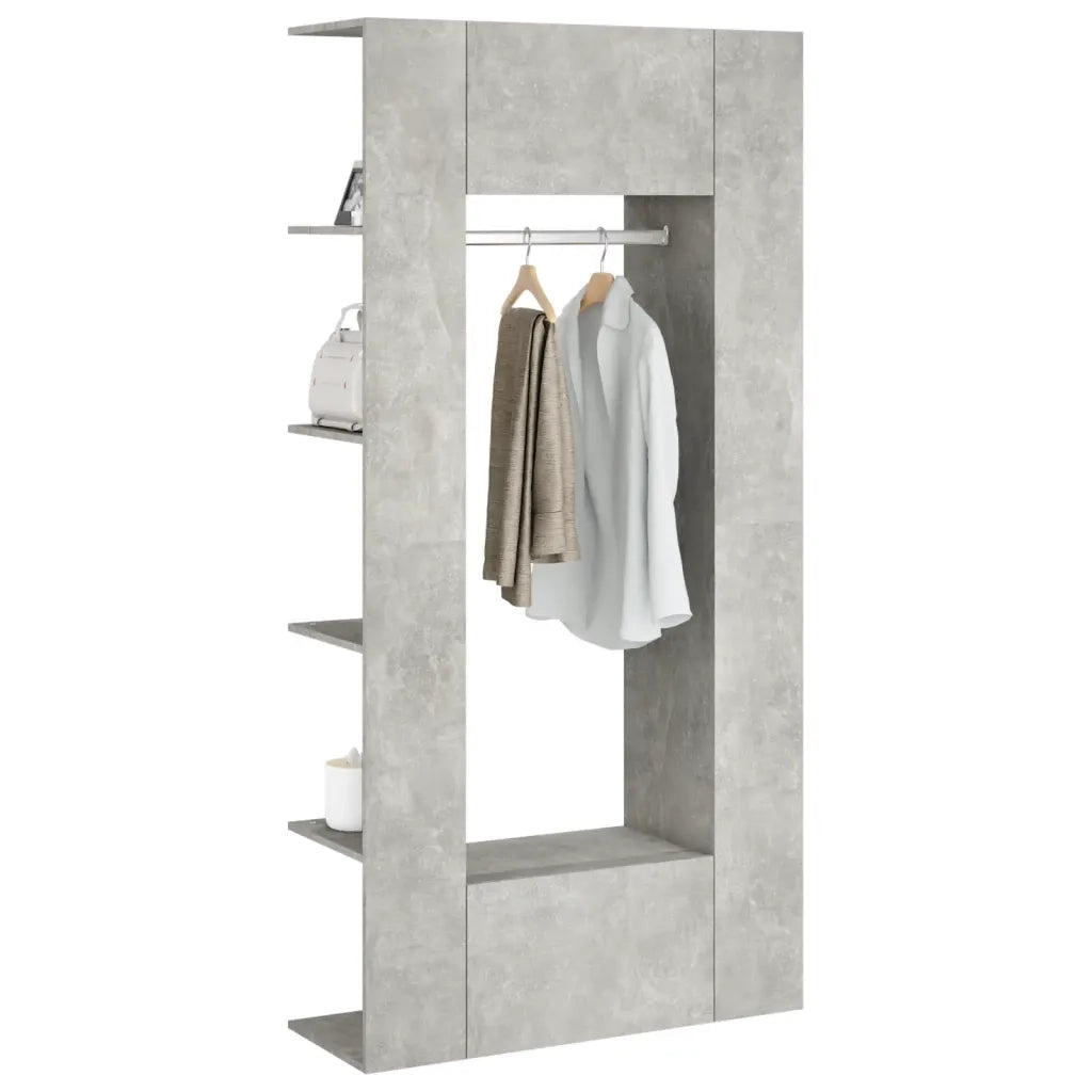 Mobili da Corridoio 2 pz Grigio Cemento in Legno Multistrato 3082039