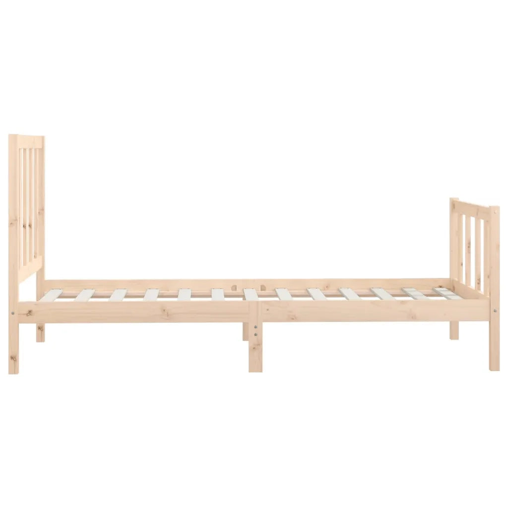 Giroletto-Struttura Letto in Legno Massello 90x200 cm 881925