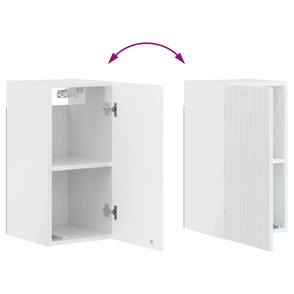 Armadio da bagno a muro ARNHEM Bianco Lucido 30 x 31 x 59 cm 896589