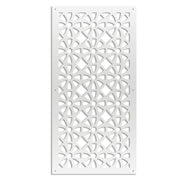 WHEELS - Pannello in PVC traforato - Parasole Misura: 47x94 cm, Colore: bianco