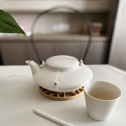 Set di sottopiani in bambù resistente al calore - confezione da 3 - lavabile - accessori da cucina - contenitori - piccole pentole - caffettiere - teiere - vasi