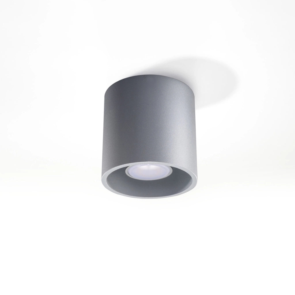 Faretto soffitto RONDEO 1 luce grigio metallo GU10 Pure Lume